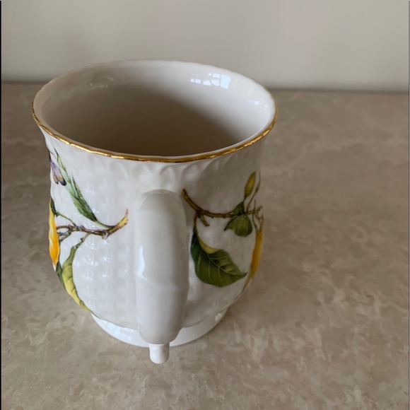 Grace Teaware Lemons Butterflies Bees Coffee Mug - Picture 3 of 6